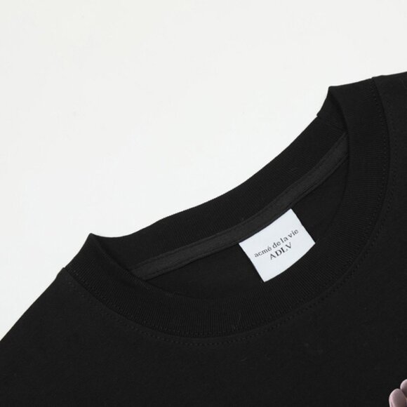 Acme De La Vie Dinosaur Kid Print Black Short-Sleeved T-Shirt - Picture 3 of 5